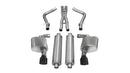 Corsa 12-13 Dodge Charger SRT-8 6.4L V8 Black Xtreme Cat-Back Exhaust