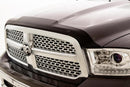 AVS 09-18 Dodge RAM 1500 Quad Cab Ventvisor & Aeroskin Deflector Combo Kit - Matte Black