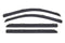 AVS 15-18 Chevy Silverado 2500 Crew Cab Ventvisor Front & Rear Window Deflectors 4pc - Smoke