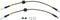 StopTech 09 Audi A4 Sedan / 08-10 A5-S5 Rear Stainless Steel Brake Line Kit