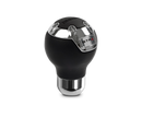 Momo GTR2 Shift Knob - Black Leather, Chrome Insert