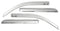 AVS 06-12 Ford Fusion Ventvisor Outside Mount Front & Rear Window Deflectors 4pc - Chrome