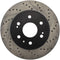 StopTech 05-10 GMC Sierra 1500 (w Rear Drum) / 07-09 GMC Yukon Front Right Slotted & Drilled Rotor