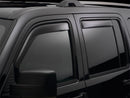 WeatherTech 14-15 Mitsubishi Outlander Front & Rear Side Window Deflectors - Dark Smoke