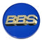 BBS Center Cap 70.6mm Blue/Gold (4-Tab)