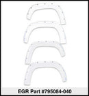 EGR 16+ Toyota Tacoma w/Mudflap Bolt-On Look Color Match Fender Flares - Set - Super White