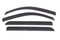 AVS 15-18 Chevy Silverado 2500 Crew Cab Ventvisor Outside Mount Window Deflectors 4pc - Smoke