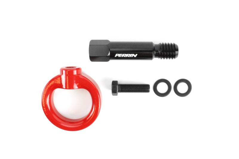 Perrin 2020 Toyota Supra Tow Hook Kit (Front) - Red