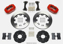Wilwood Forged Dynalite Front Hat Kit 12.19in Red 90-99 Civic w/240 mm Disc