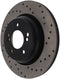 StopTech 01-07 BMW M3 (E46) / 00-04 M5 (E39) Drilled Left Rear Rotor