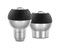Momo Race Shift Knob - Aluminum, Black Airleather Insert