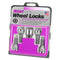 McGard Wheel Lock Bolt Set - 4pk. (Cone Seat) M14X1.5 / 19mm Hex / 31.0mm Shank Length - Chrome