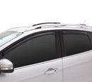 AVS 16-18 Mazda 2 Ventvisor In-Channel Front & Rear Window Deflectors 4pc - Smoke