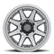 ICON Rebound Pro 17x8.5 5x4.5 0mm Offset 4.75in BS 71.5mm Bore Titanium Wheel