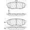 StopTech Street Touring 06-10 Subaru Legacy Sedan/Outback/13 BRZ Rear Brake Pads