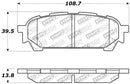 StopTech Performance 03-05 WRX Rear Brake Pads