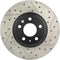 StopTech Power Slot 09-10 Audi A4/A4 Quattro / 08-10 A5 / 10 S4 Front Left Drilled & Slotted Rotor