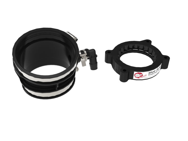 aFe 2020 Vette C8 Silver Bullet Aluminum Throttle Body Spacer / Works With aFe Intake Only - Black