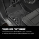 Husky Liners 2019+ Dodge Ram 1500 Quad Cab WeatherBeater 2nd Seat Black Floor Liners