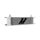 Mishimoto Universal -8AN 10 Row Oil Cooler - Silver