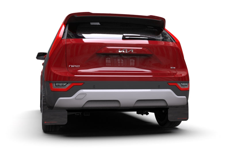 Rally Armor 2023 Kia Niro SG2 Black UR Mud Flap Red Logo