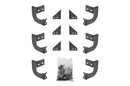 Deezee 13-23 Dodge/Ram Ram Running Board Hex Bracket Kit