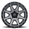 ICON Rebound Pro 17x8.5 5x4.5 0mm Offset 4.75in BS 71.5mm Bore Titanium Wheel