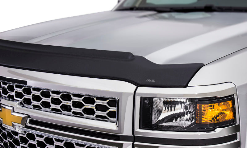 AVS 16-18 Chevy Silverado 1500 Aeroskin II Textured Low Profile Hood Shield - Black