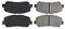 StopTech Performance Front Brake Pads 13-14 Dodge Dart/Jeep Cherokee