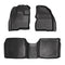 Husky Liners 09-12 Ford Flex/10-12 Lincoln MKT WeatherBeater Combo Black Floor Liners