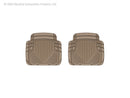 WeatherTech 99 BMW M3 Convertible Rear Rubber Mats - Tan