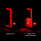 ANZO 07-17 Ford Expedition LED Taillights w/ Light Bar Black Housing Smoke Lens