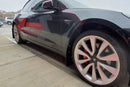 Rally Armor 17-22 Tesla Model 3 Black UR Mud Flap w/ Dark Grey Logo