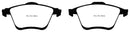 EBC 06-09 Mazda 6 2.3 Turbo (Mazdaspeed) Yellowstuff Front Brake Pads