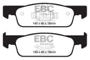 EBC 2016-2017 Smart Fortwo 0.9L Turbo Greenstuff Front Brake Pads