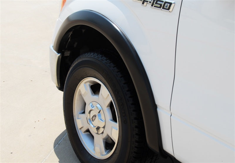 Lund 09-14 Ford F-150 (Excl Raptor) SX-Sport Style Smooth Elite Series Fender Flares - Black (4 Pc.)