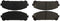 StopTech Performance 10-17 Lexus RX350 Front Brake Pads