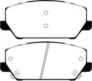 EBC 2019+ Hyundai Veloster N (2nd Gen) 2.0L Turbo Yellowstuff Front Brake Pads