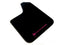 Rally Armor Universal Fit (No Hardware) Basic Black Mud Flap w/ Pink Logo