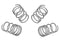 Whiteline 02-03 Subaru Impreza WRX GD1 Performance Lowering Springs