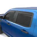 EGR 2022+ Ford Maverick In Channel Window Visors Front/Rear Set - Matte Black Crew Cab