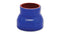 Vibrant 4 Ply Reinforced Silicone Transition Connector - 3in I.D. x 3.5in I.D. x 3in long (BLUE)