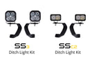 Diode Dynamics 10-21 Toyota 4Runner SS3 LED Ditch Light Kit - Sport Yellow Combo