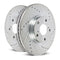 Power Stop 99-02 Volkswagen Cabrio Rear Evolution Drilled & Slotted Rotors - Pair