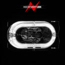 ANZO 88-98 Chevrolet C1500 Crystal Headlights Chrome Housing w/ Signal and Side Marker Lights