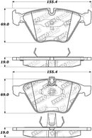 StopTech Performance 07-09 BMW E90/E92/E93 335i Coupe/Sedan Front Brake Pads D918