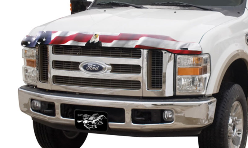 Stampede 2017-2019 Ford F-250 Super Duty Vigilante Premium Hood Protector - Flag