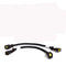 BBK 05-20 Dodge 4 Pin Square Style O2 Sensor Wire Harness Extensions 12 (pair)