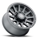 Icon Alloys Compression HD Sat Black Wheel - 18x9/8x180/12mm/5.5in BS