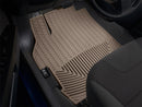 WeatherTech 14+ Chevrolet Silverado Front Rubber Mats - Tan